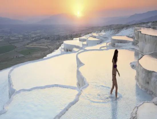 Pamukkale & Hierapolis Tour – Thermal Wonders & Ancient Ruins