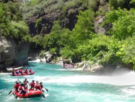 Dalaman Nehrinde Rafting – 12 Km  Su Macerası Dalyan